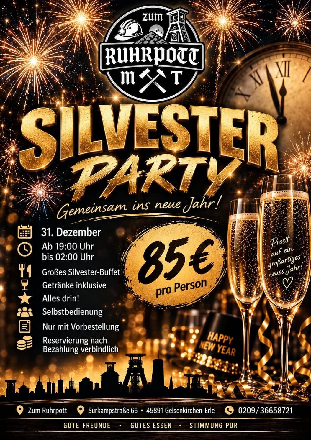 Flyer: Silvester-Party